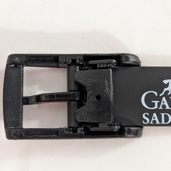 Gallops Saddlery C4 Classic Equestrian Black Belt Removable Buckle Size 44" - Picture 7 of 7